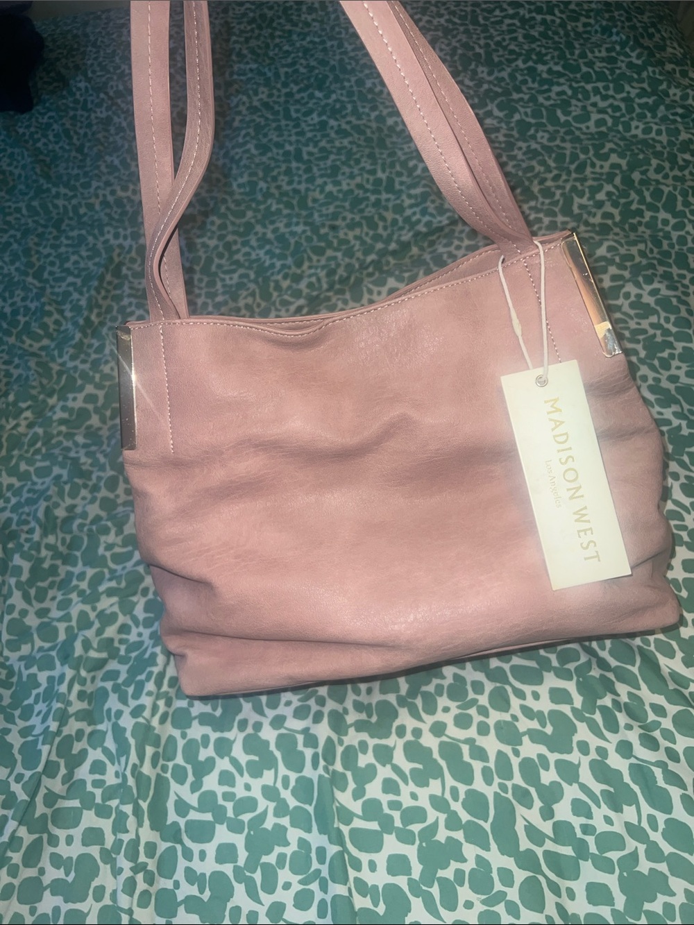 Madison West Blush Pink Shoulder Tote
